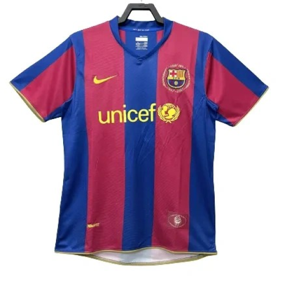 2007-08 Barcelona Retro Jersey 50-Years Anniversary
